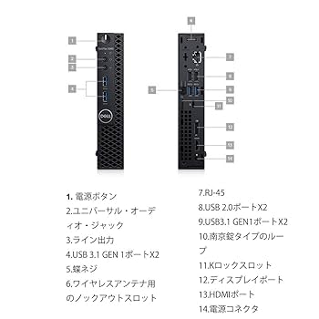 Amazon.co.jp: 【整備済み品】 Dell 超ミニPC OptiPlex 3060